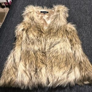 New Look, Size S, Faux Fur Vest